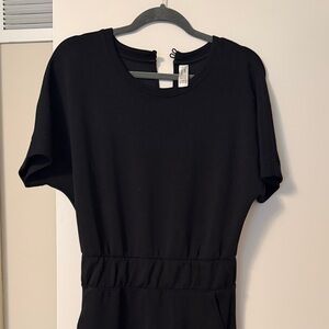 SPANX Black Boot Cut Jumpsuit